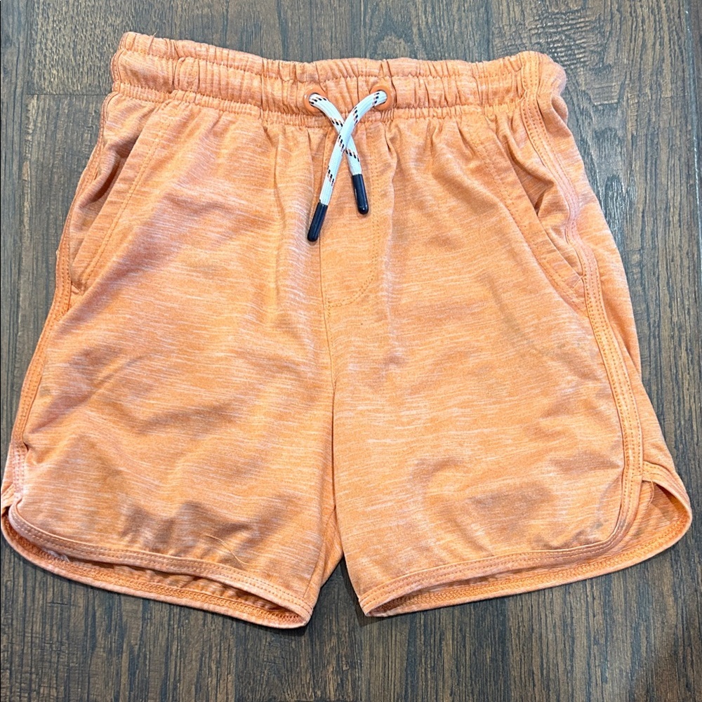 Tommy Bahama Kids Heathered Peach-Orange Drawstring Shorts